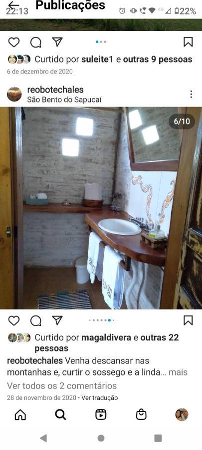 Reobote Chalés São Bento do Sapucaí Kültér fotó